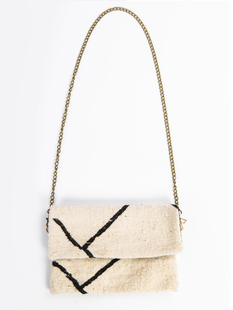 Beni Cream & Black Clutch Bag 6 by Bohosahara