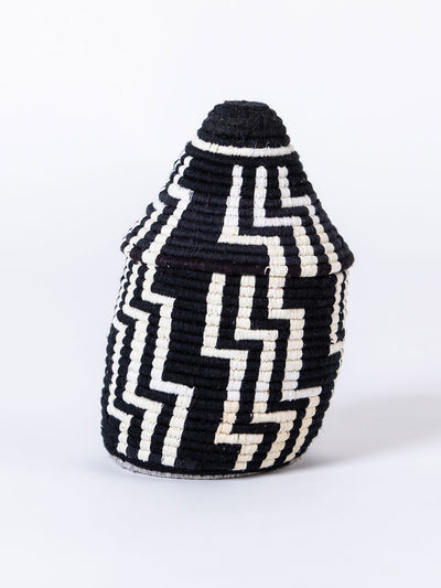 Wool Pot – Black, White